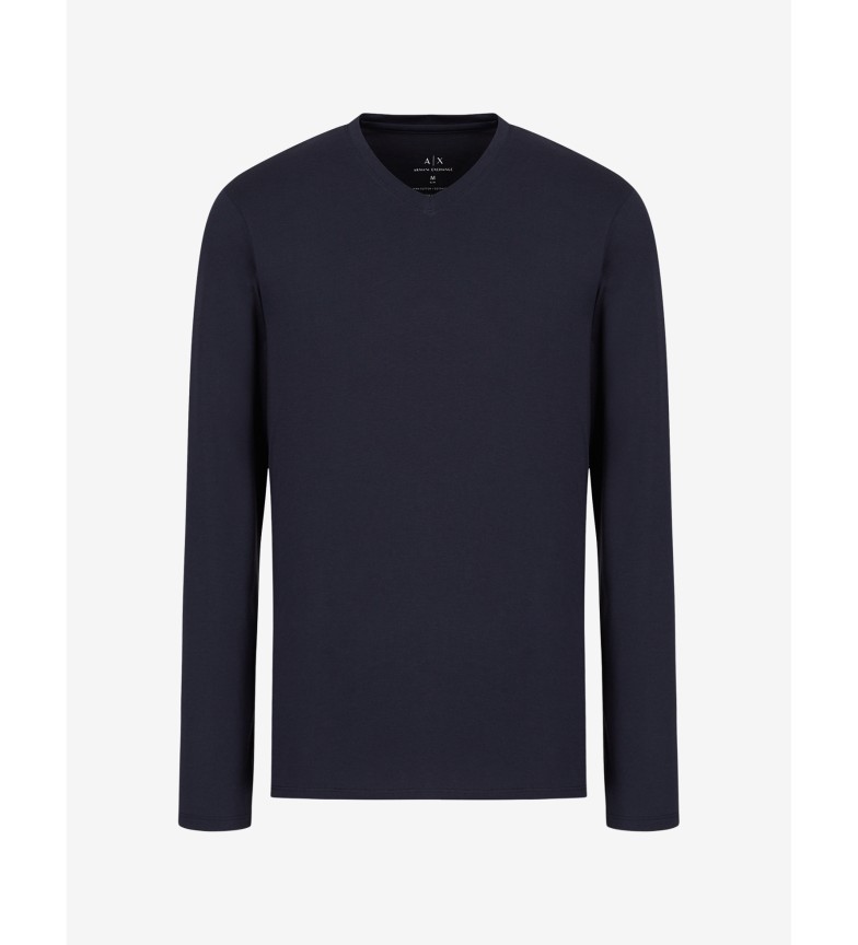 Armani Exchange Camiseta Maglia marino