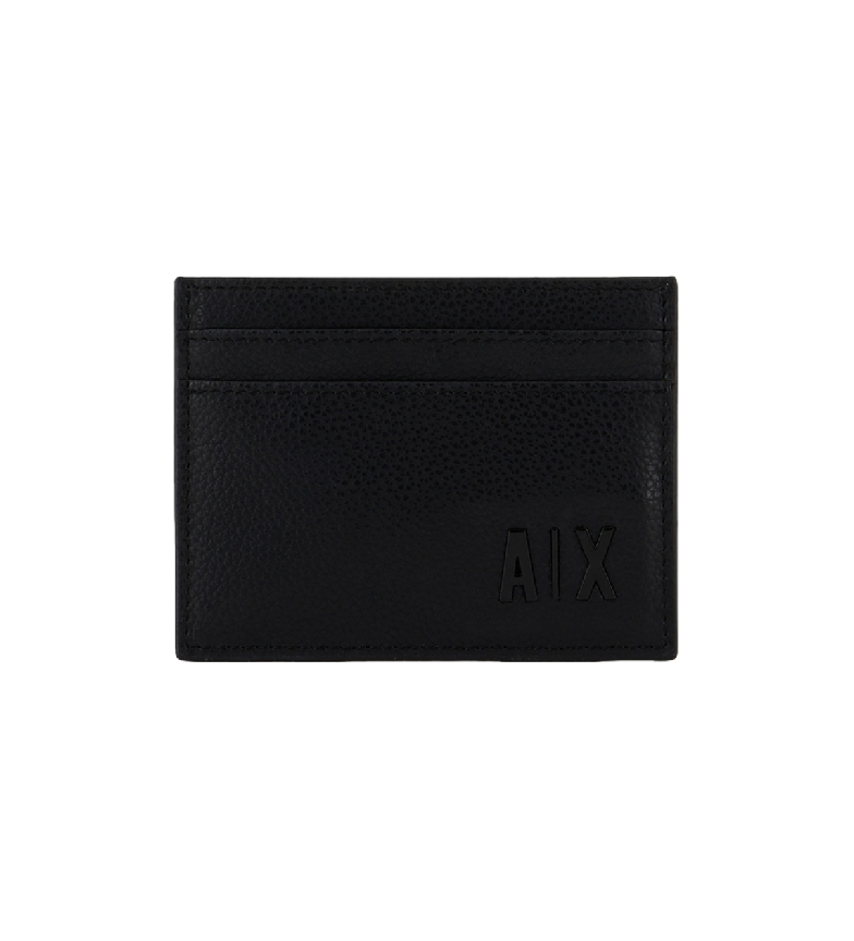 Armani Exchange Cartera Porta Credito negro
