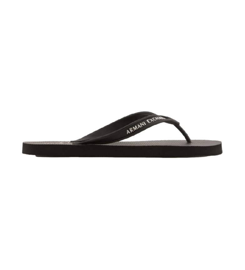 Armani Exchange Chanclas slides negro