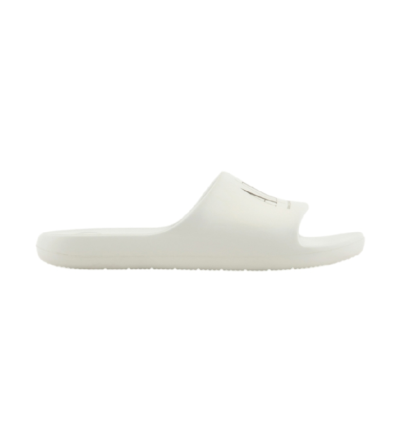 Armani Exchange Chanclas logotipo blanco