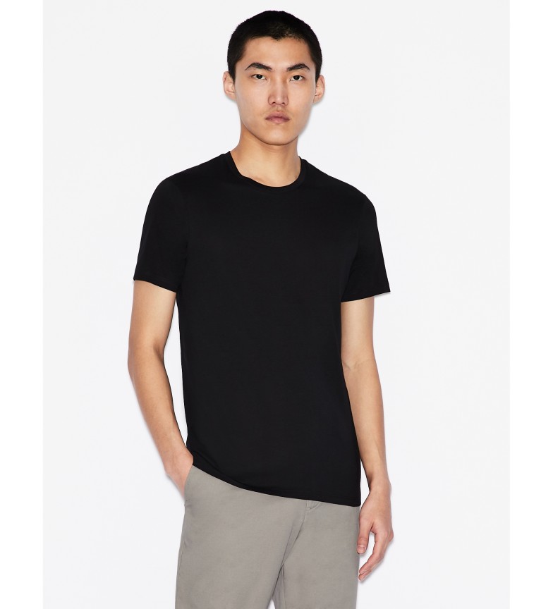 Armani Exchange Camiseta Básica negro