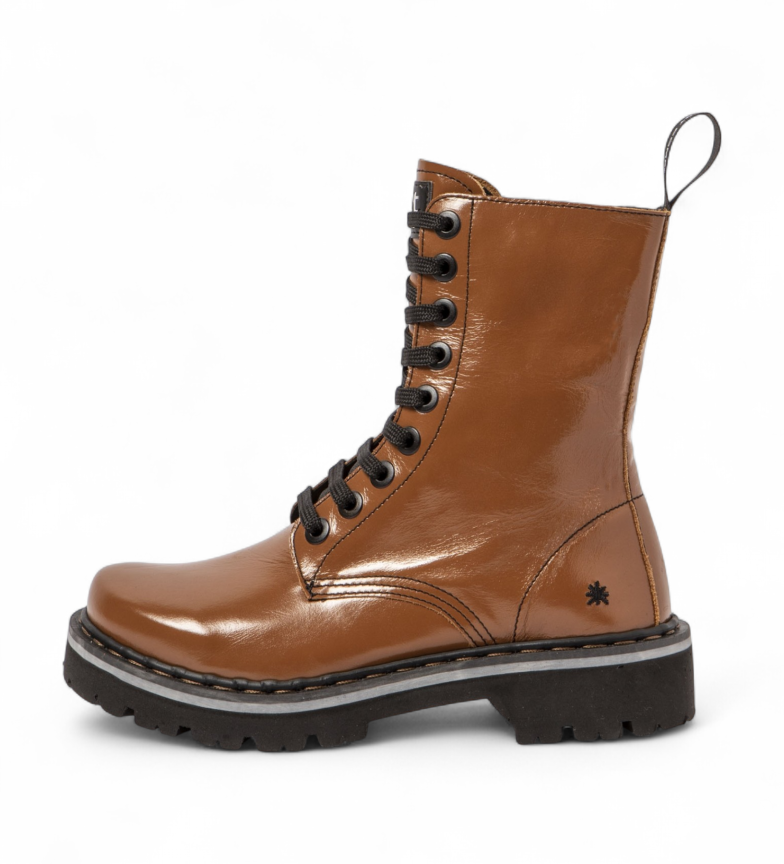 Art Botas de Piel 1167 Marina marrón