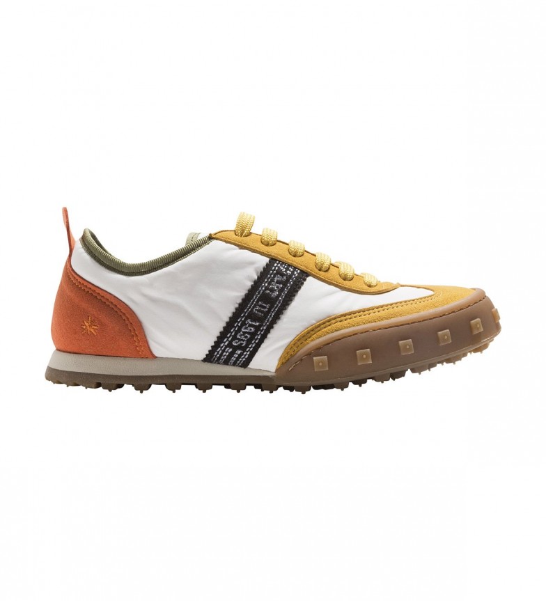 Art Zapatillas de piel 1109 Cross Sky amarillo, blanco, naranja