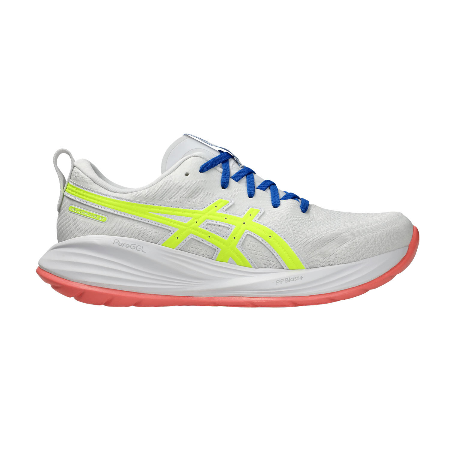 ASICS Gel Cumulus 27 ATC Zapatillas Running Neutras Hombre White/Safety Yellow