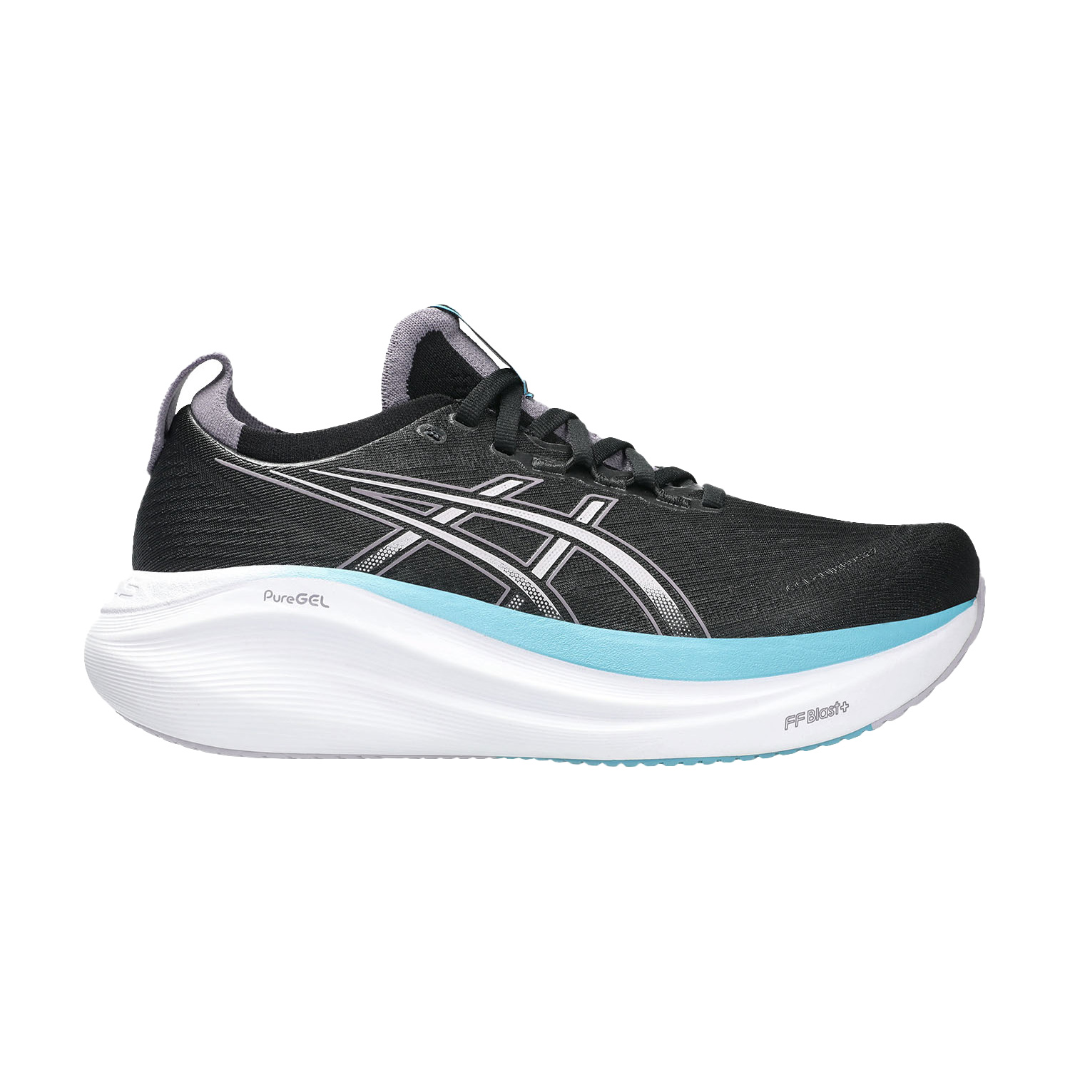ASICS Gel Nimbus 27 Zapatillas Running Neutras Mujer Black/Dusk Violet