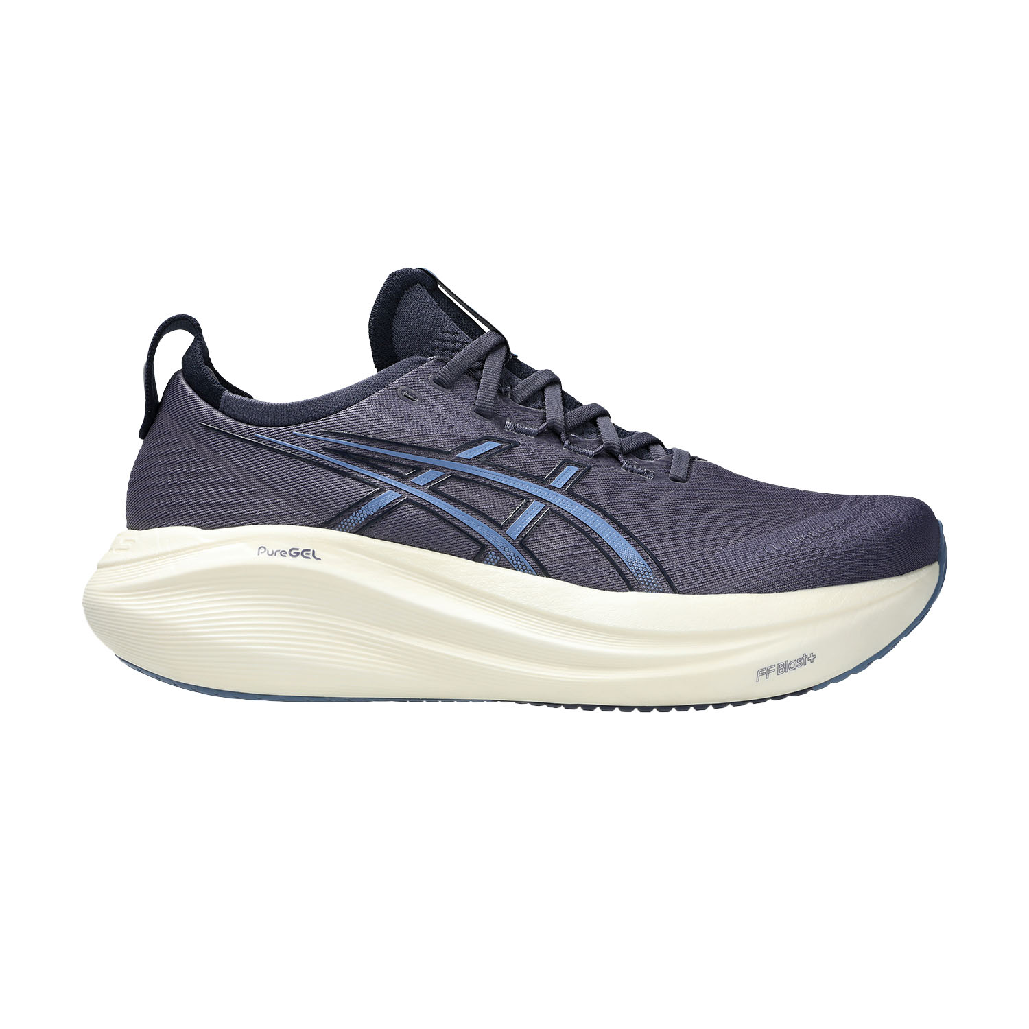 ASICS Gel Nimbus 27 Zapatillas Running Neutras Hombre Indigo Fog/Denim Blue