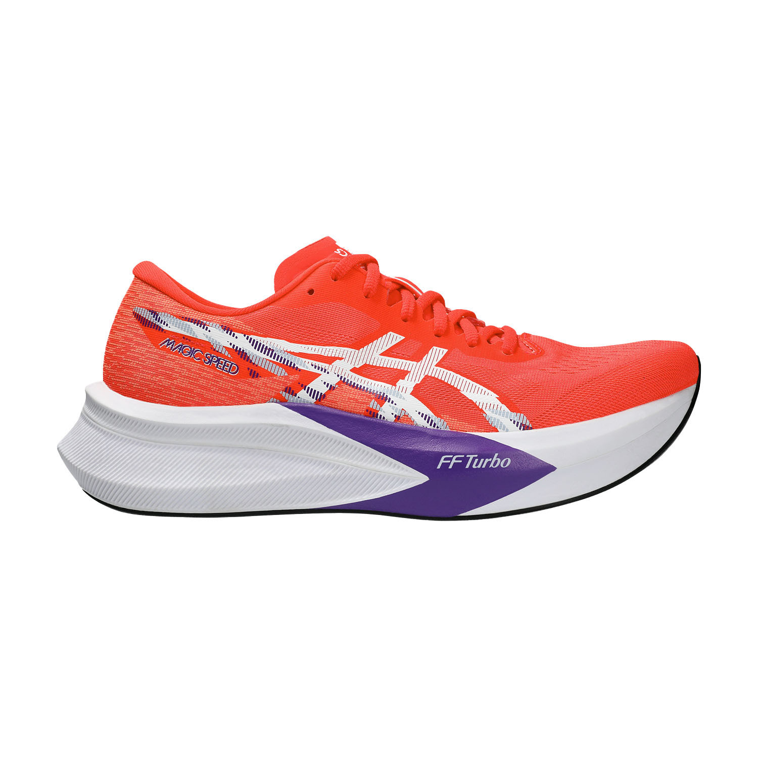 ASICS Magic Speed 4 Zapatillas Running Performance Hombre Flash Red/White