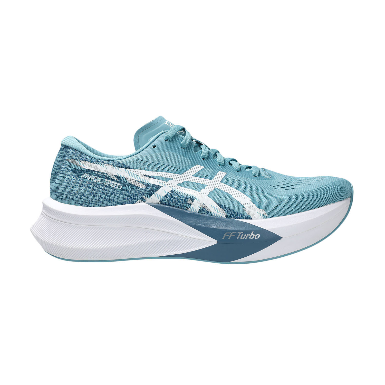 ASICS Magic Speed 4 Zapatillas Running Performance Hombre Stillwater/White