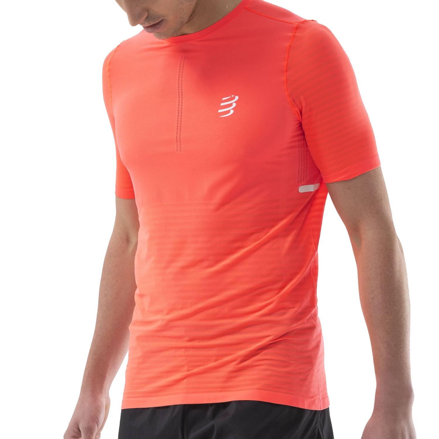 Compressport Pro Racing Camiseta Fluo Red