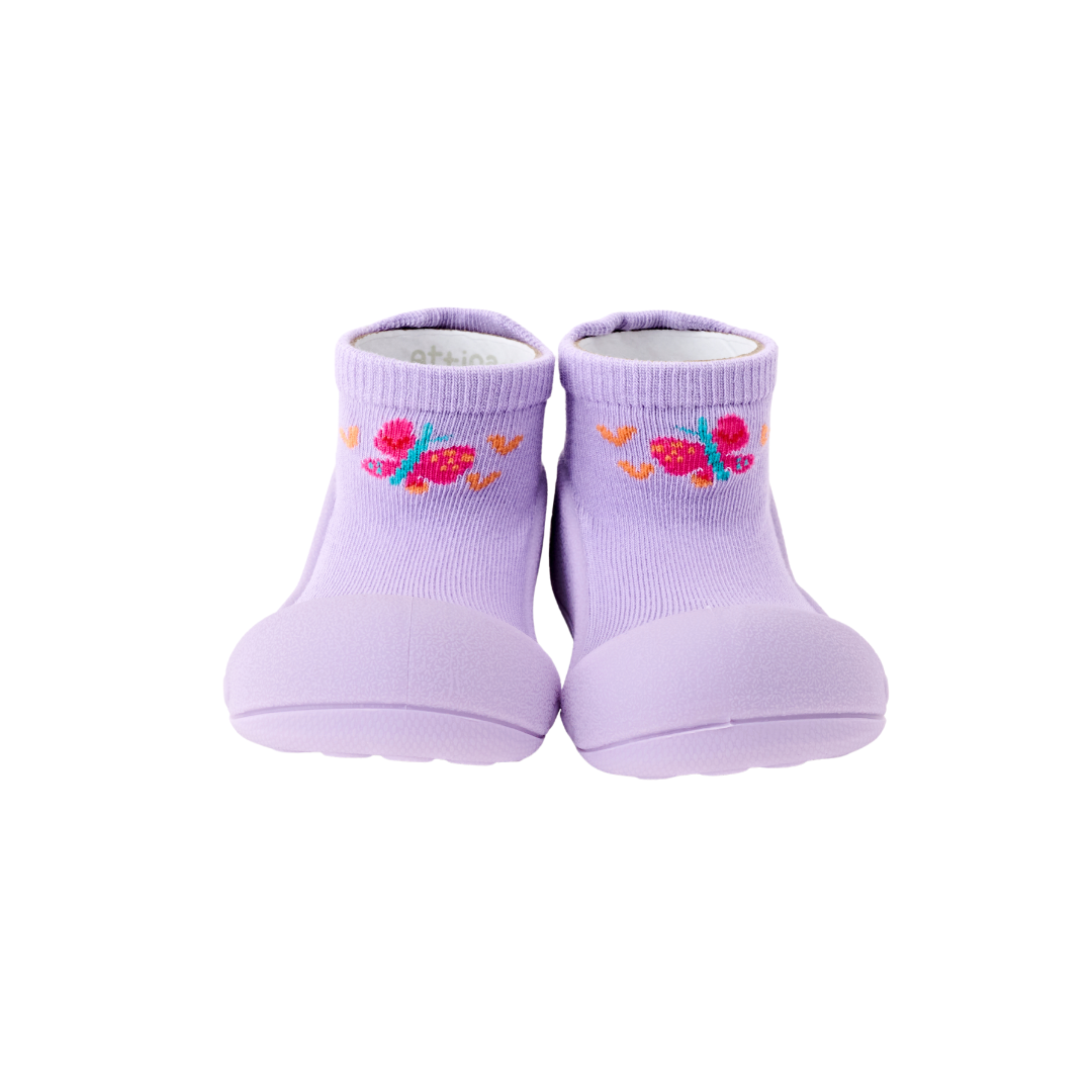 Attipas de bambú Butterfly Purple