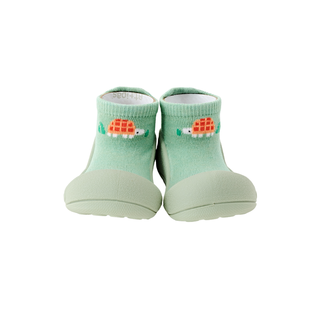 Attipas de bambú Tortoise Green