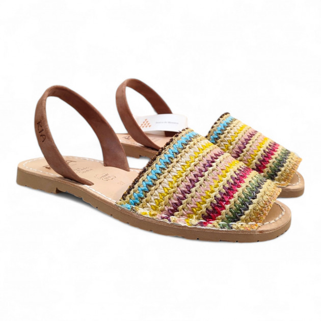 Avarcas Menorquinas Ria auténticas multicolor