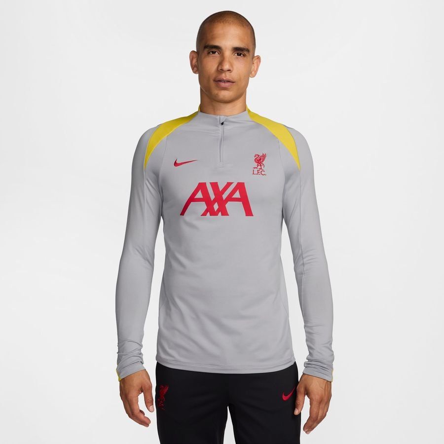 Liverpool Camisa de entrenamiento Dri-FIT Strike Drill 3ª - Gris ahumado/Amarillo cromado/Global Red