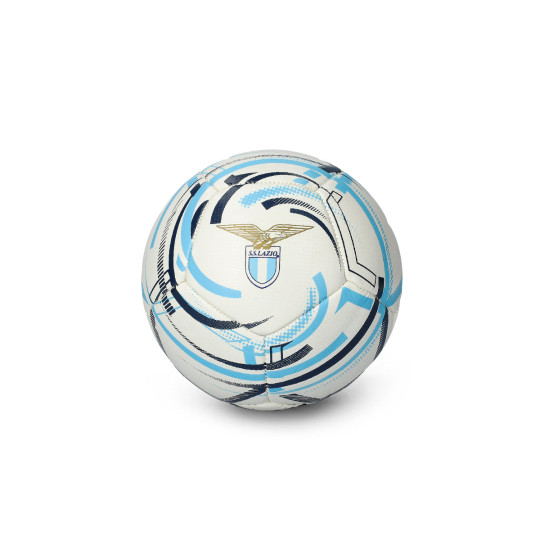 Balón Mizuno Mini Lazio 2025-2026 White-Navy-Air Blue