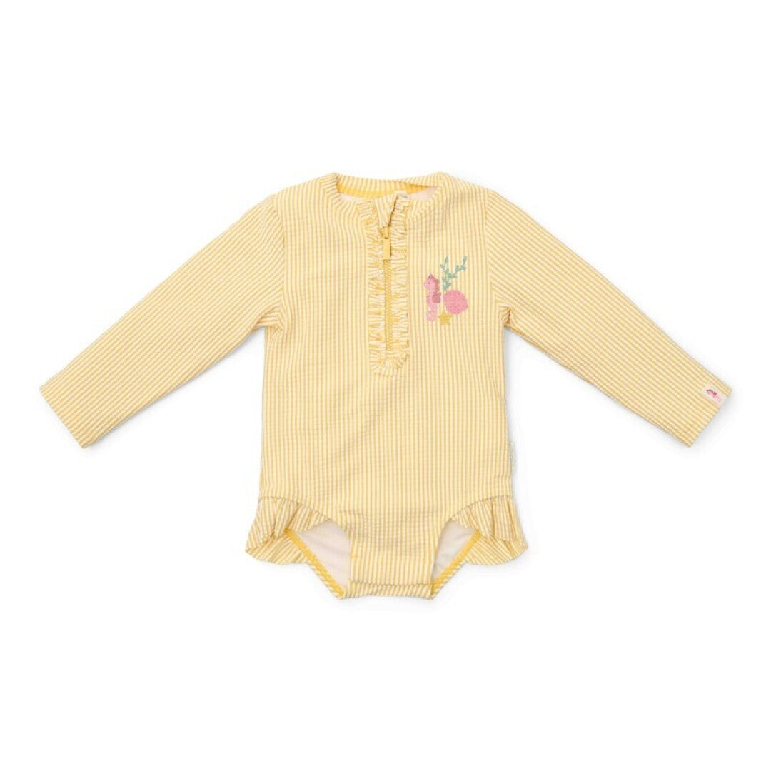 Bañador manga larga UPF 50 Little Dutch Amarillo