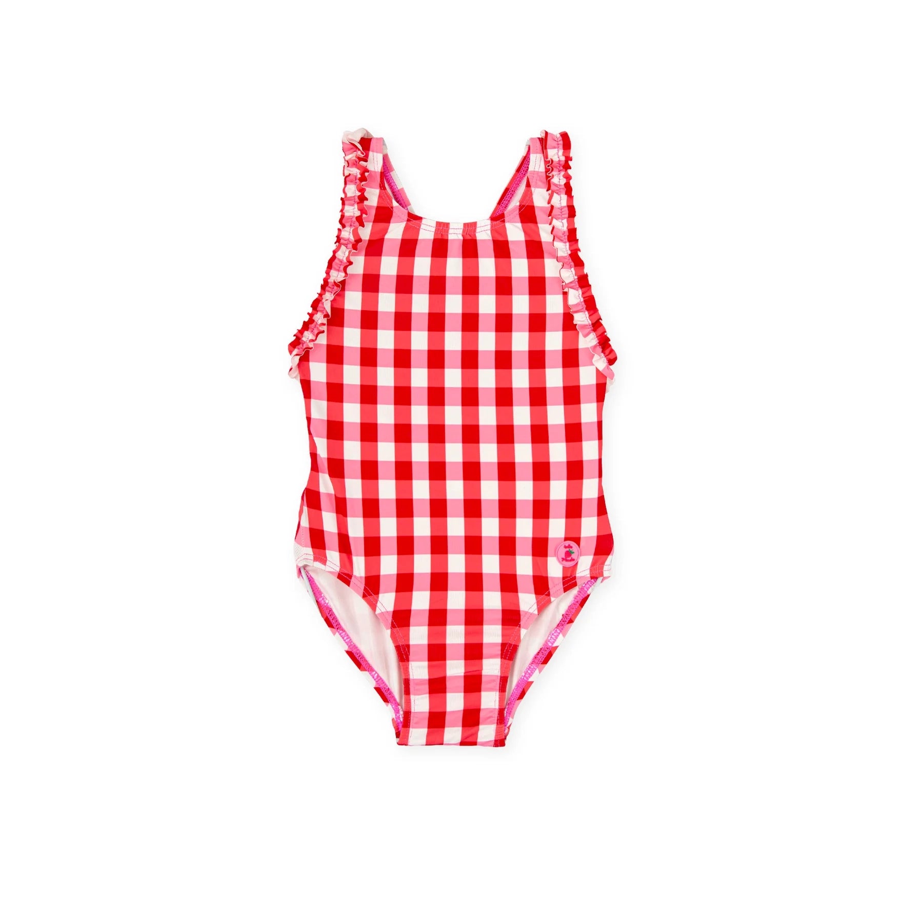 Bañador Tutto Piccolo Cuadros Rojo