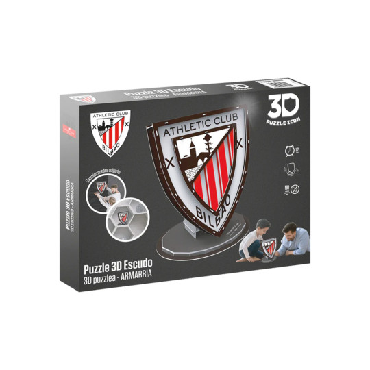 ATH Bilbao Puzzle Escudo 3D Athletic Club de Bilbao