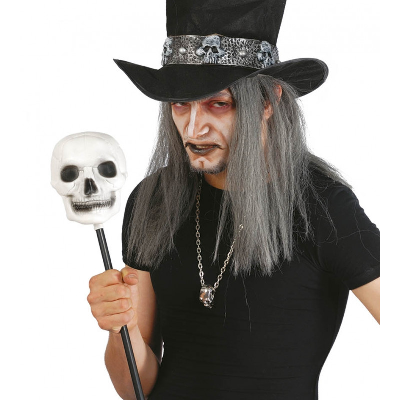 Bastón de Brujo Calavera - 60 cm-16635