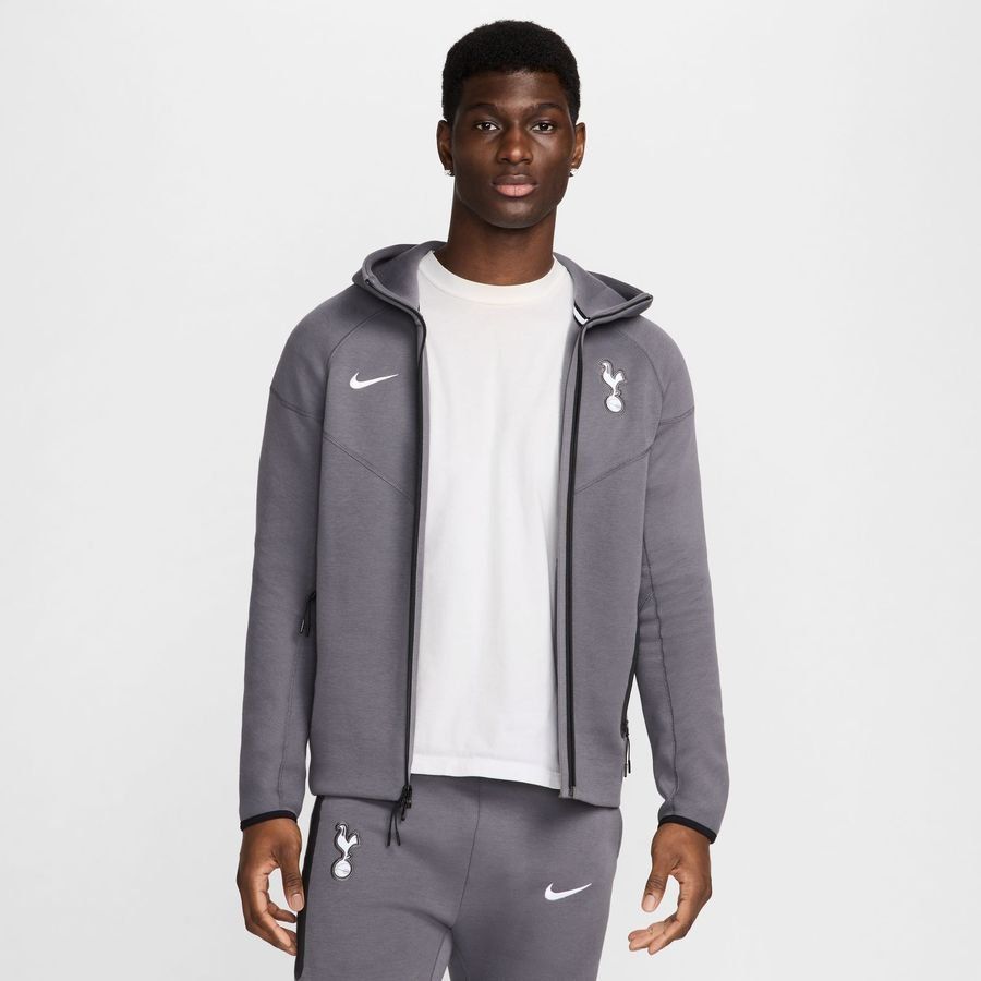Tottenham Sudadera con capucha NSW Tech Fleece Windrunner - Gris oscuro/Blanco