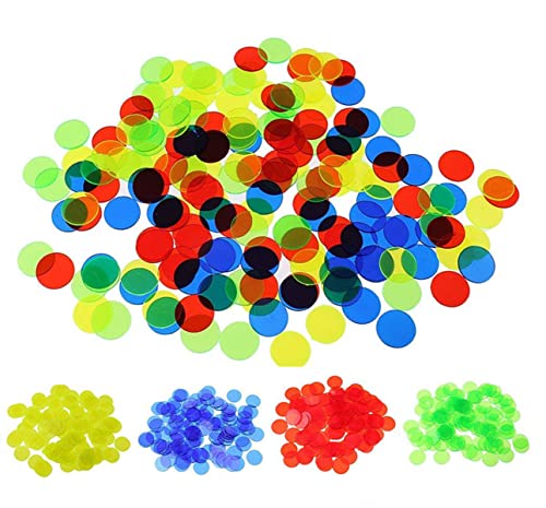 Topiludo redondas 120 piezas traslúcidas en 6 colores TToys