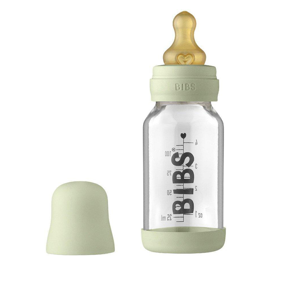 Biberón de cristal 110ml BIBS Sage