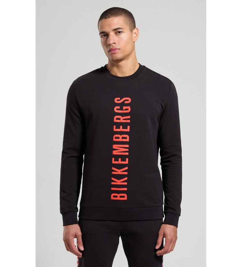 Bikkembergs Sudadera 3D negro, rojo