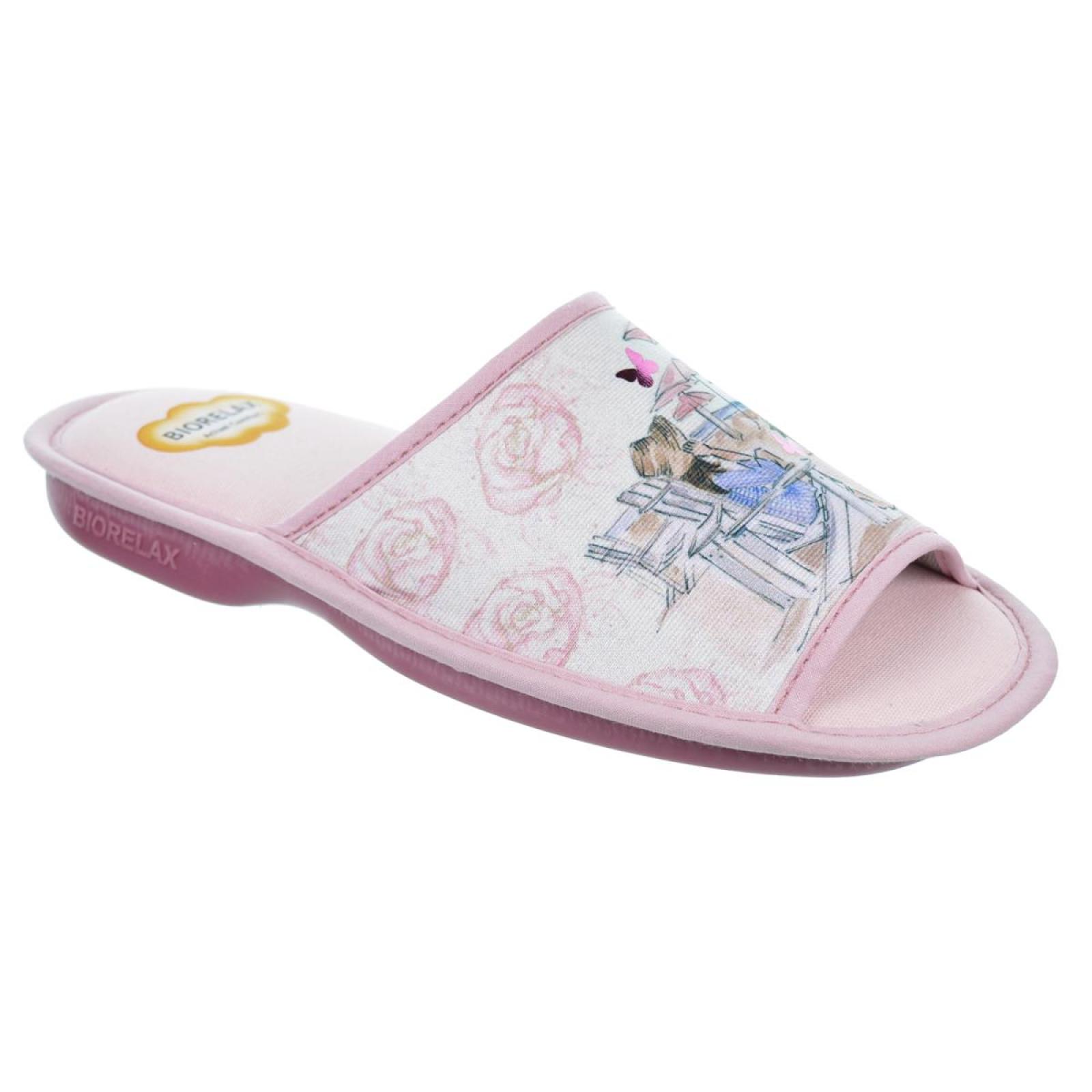 Biorelax 4086 Zapatilla Casa Acolchada Mujer Pies Delicados