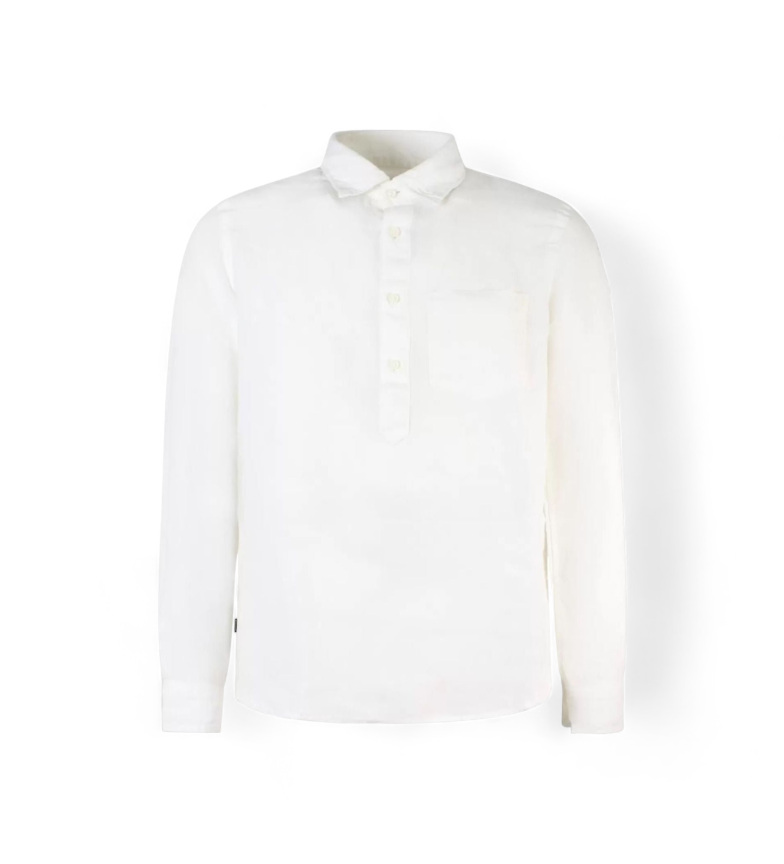 Blauer Camisa Lino blanco