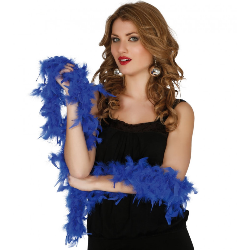 Boa pluma azul-2D14-300-16347