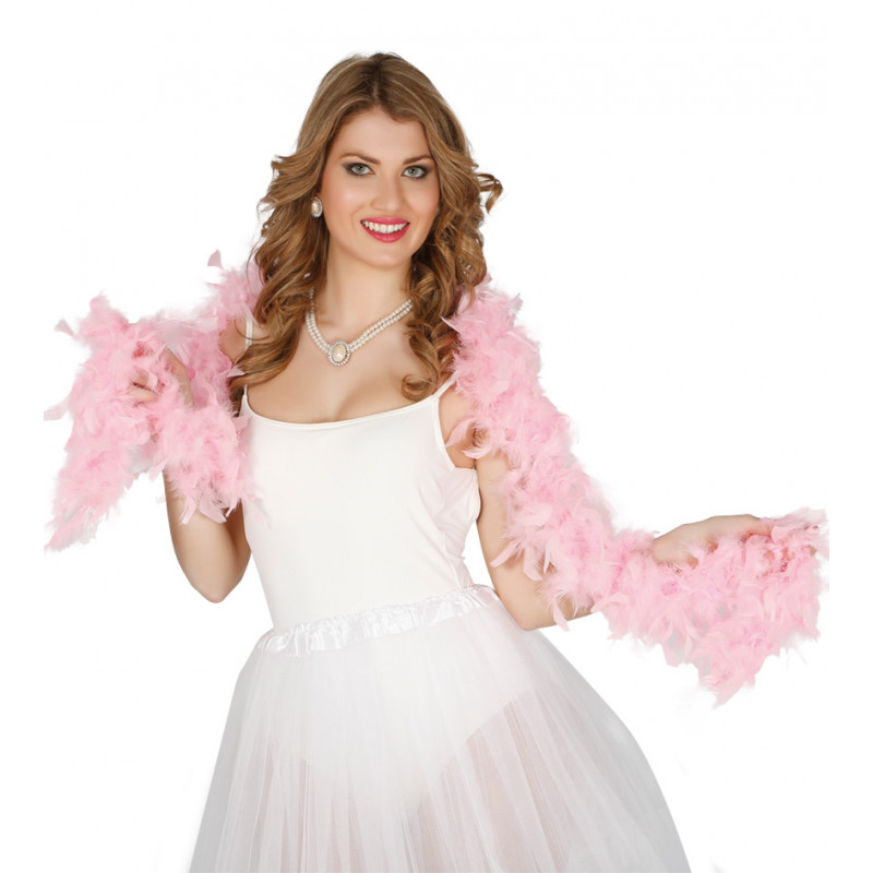 Boa pluma rosa-2D14-500-16346