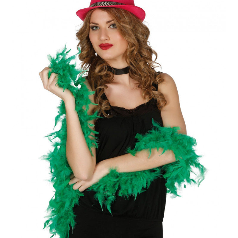 Boa pluma verde-2D14-400-16348