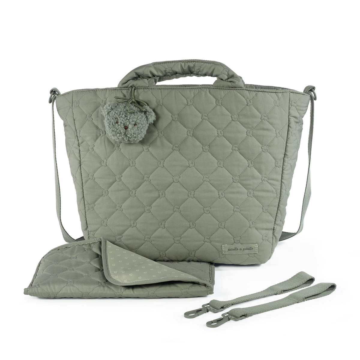 Bolsa canastilla Pasito a Pasito - Paddington Verde