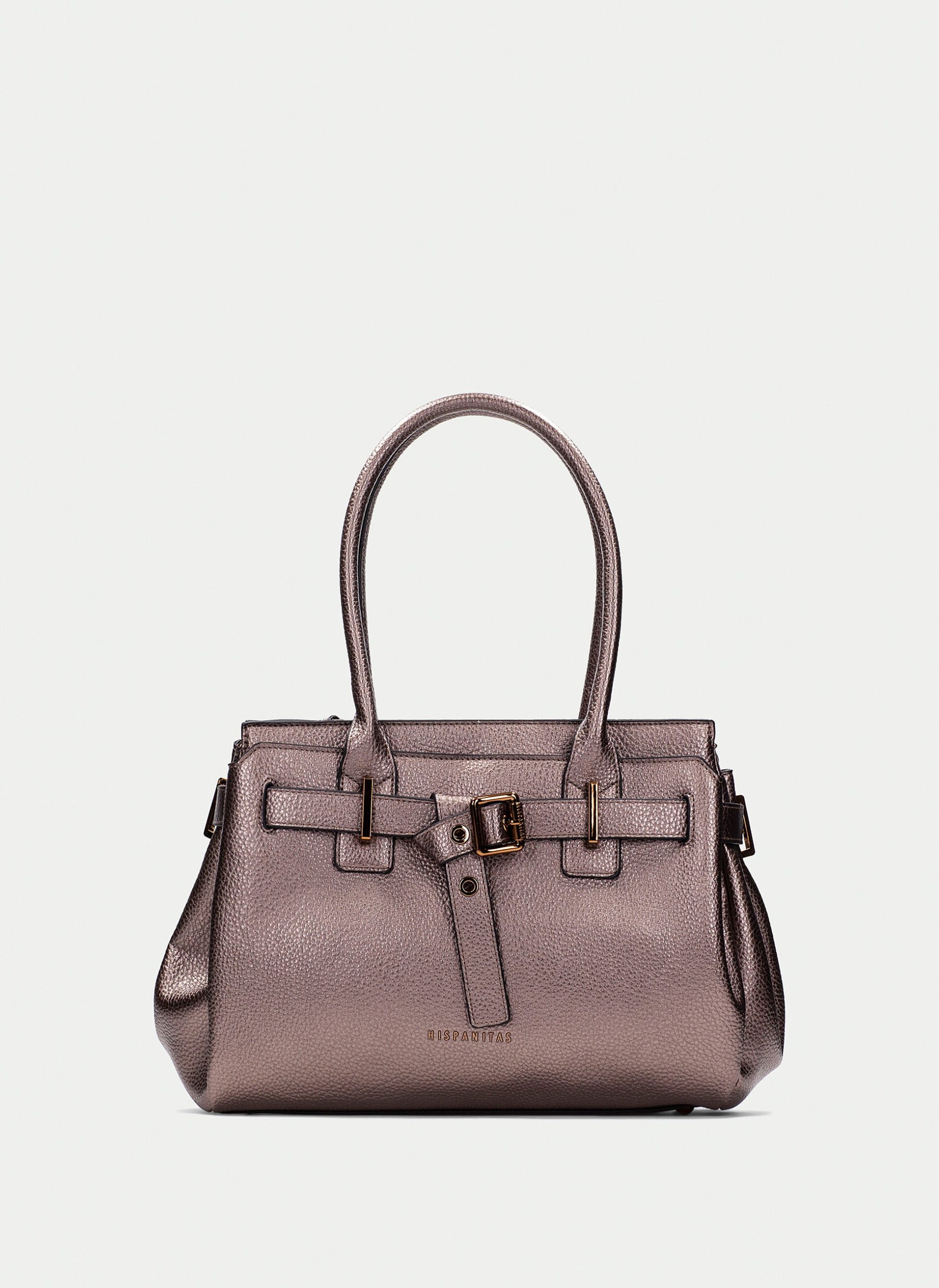 Bolso de Mano taupe-metalizado-BI254146