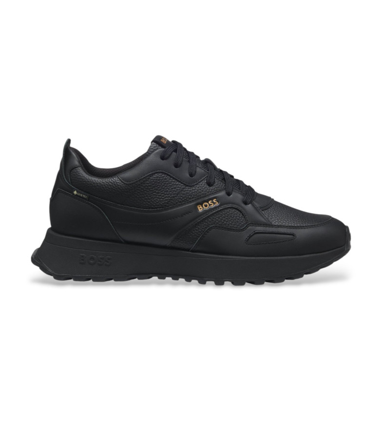 BOSS Zapatillas de Piel Jonah Runn negro