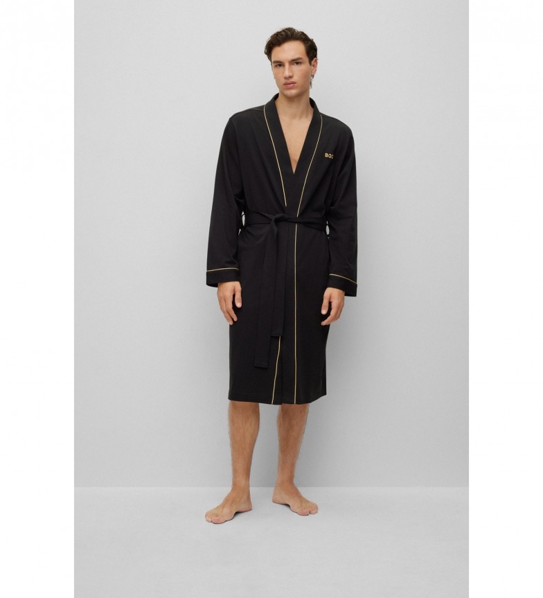 BOSS Kimono Xmas negro