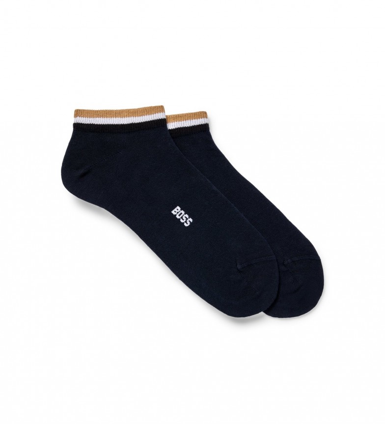 BOSS Pack 2 Pares de Calcetines Uni marino