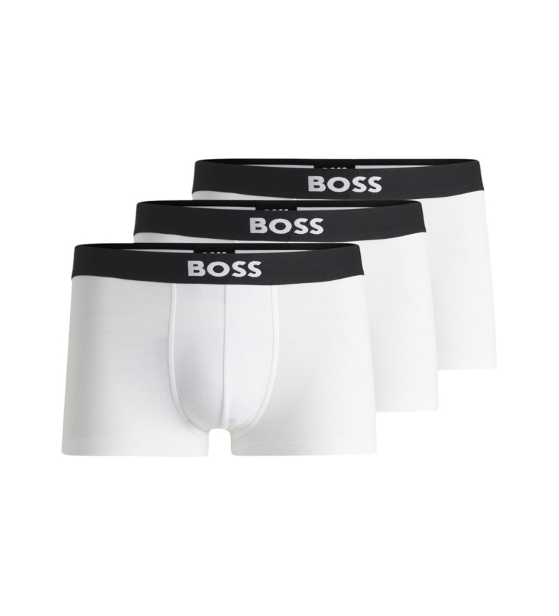 BOSS Pack de 3 bóxers One blanco