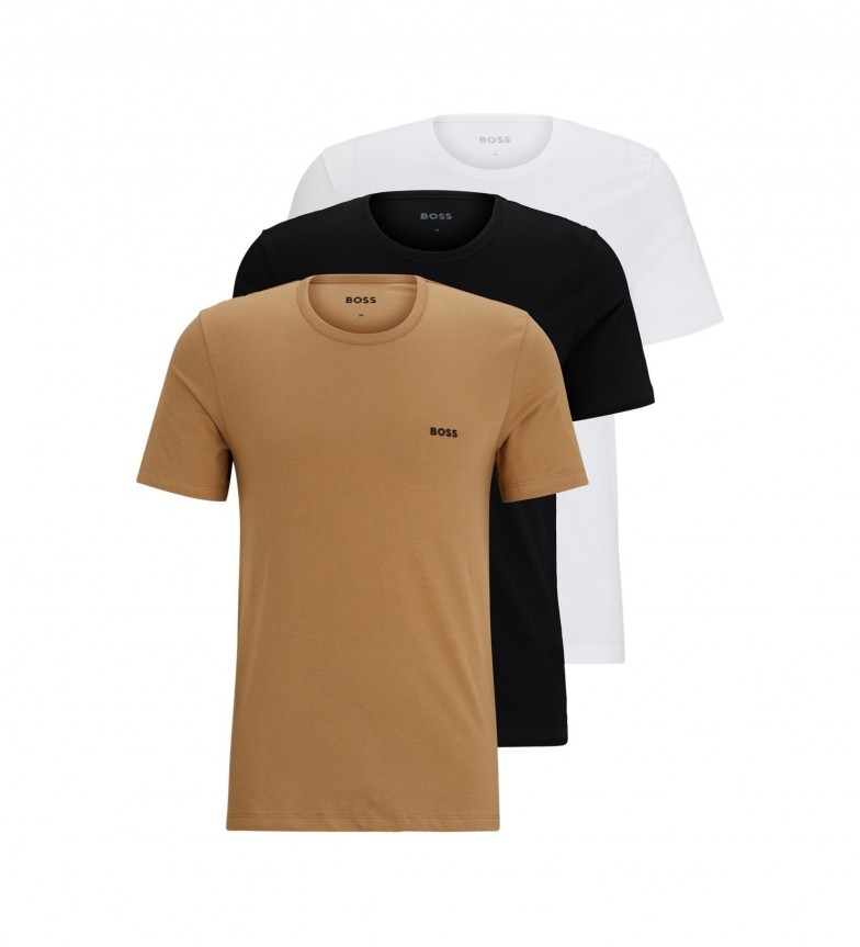BOSS Pack de 3 camisetas interiores