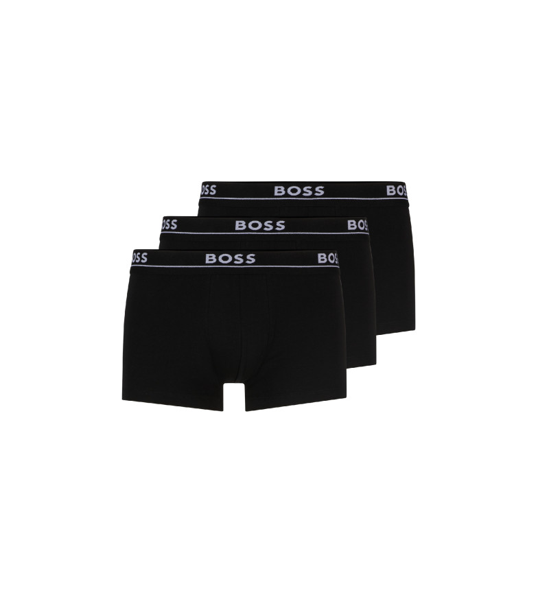 BOSS Pack 3 Bóxers Spirit negro