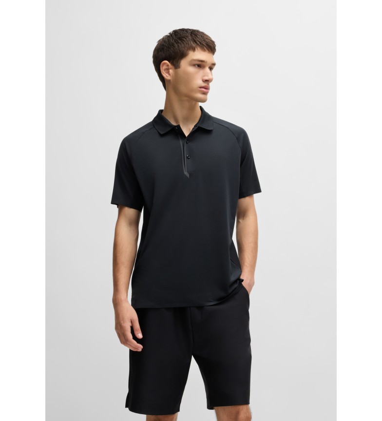 BOSS Polo Paddytech negro