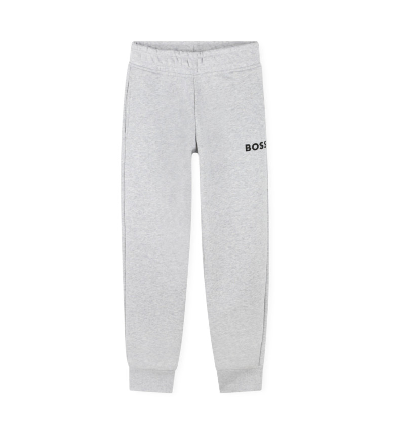 BOSS Pantalón jogging gris