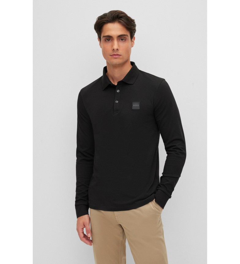 BOSS Polo Passerby negro
