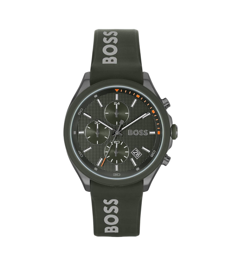 BOSS Reloj cronógrafo Velocity verde