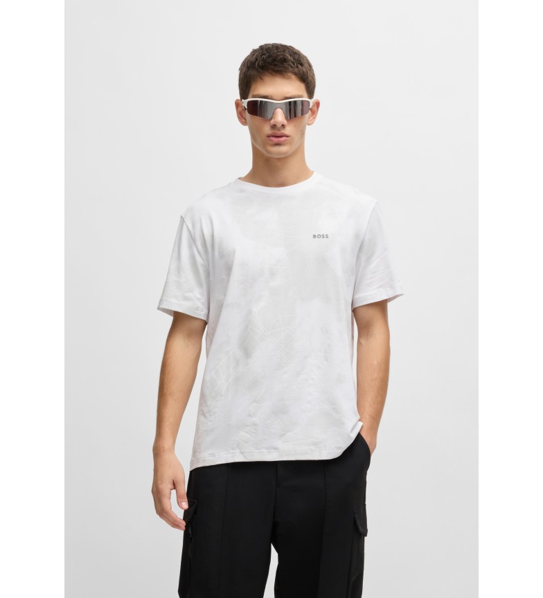 BOSS Camiseta relaxed fit blanco