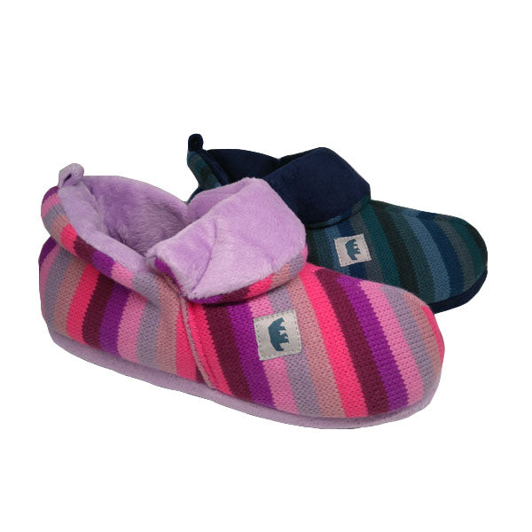 Botín abrigado y acolchado de lana