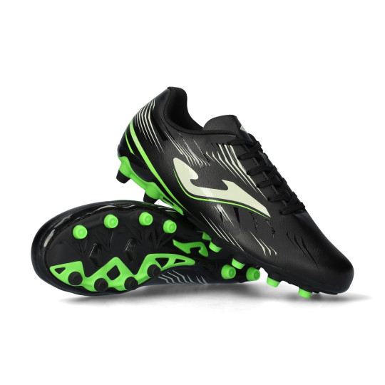 Bota de fútbol Joma Propulsion Niño FG Black