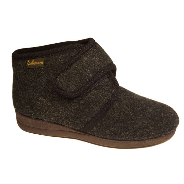 Botín de paño con velcro