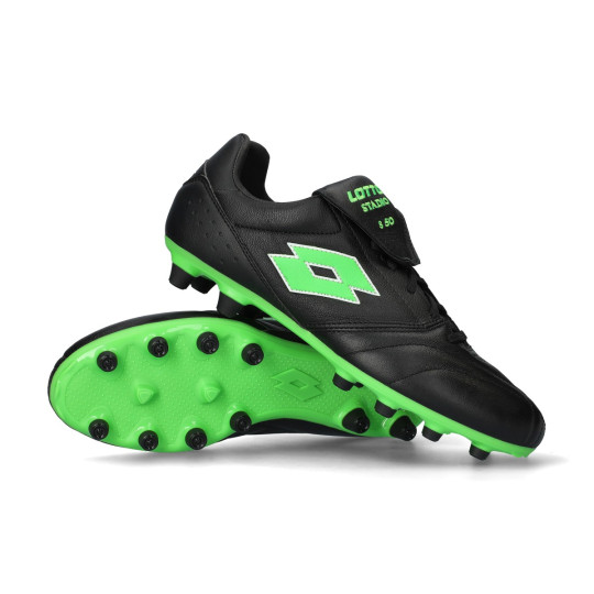 Bota de fútbol Lotto Stadio 200 III FG 50YEARS Black-Green