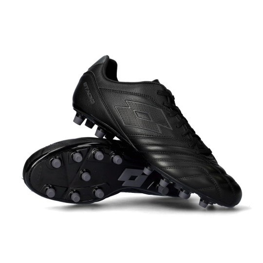 Bota de fútbol Lotto Stadio 300 III FG Negro