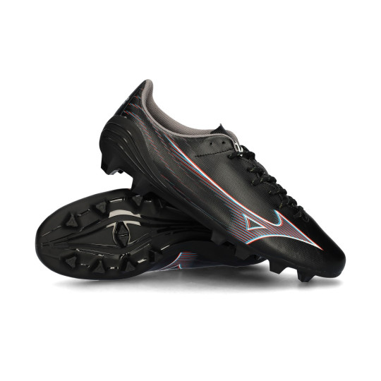 Bota de fútbol Mizuno Mizuno Αlpha Select FG Black-Ignition Red